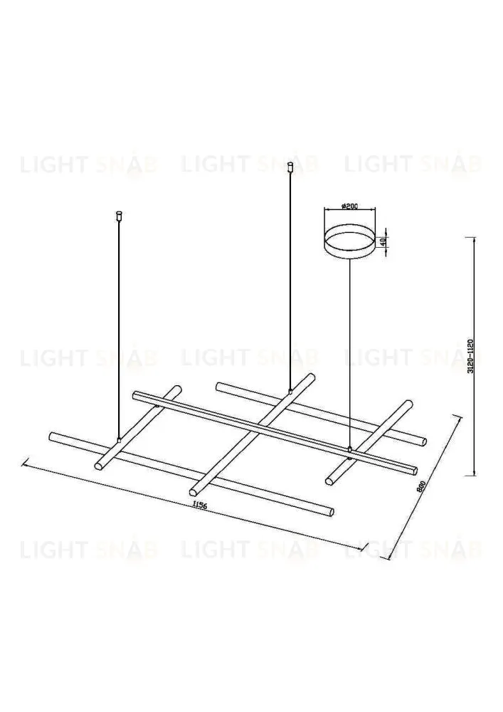 Подвесная люстра Maytoni Radiance MOD278PL-L86G3K MOD278PL-L86G3K