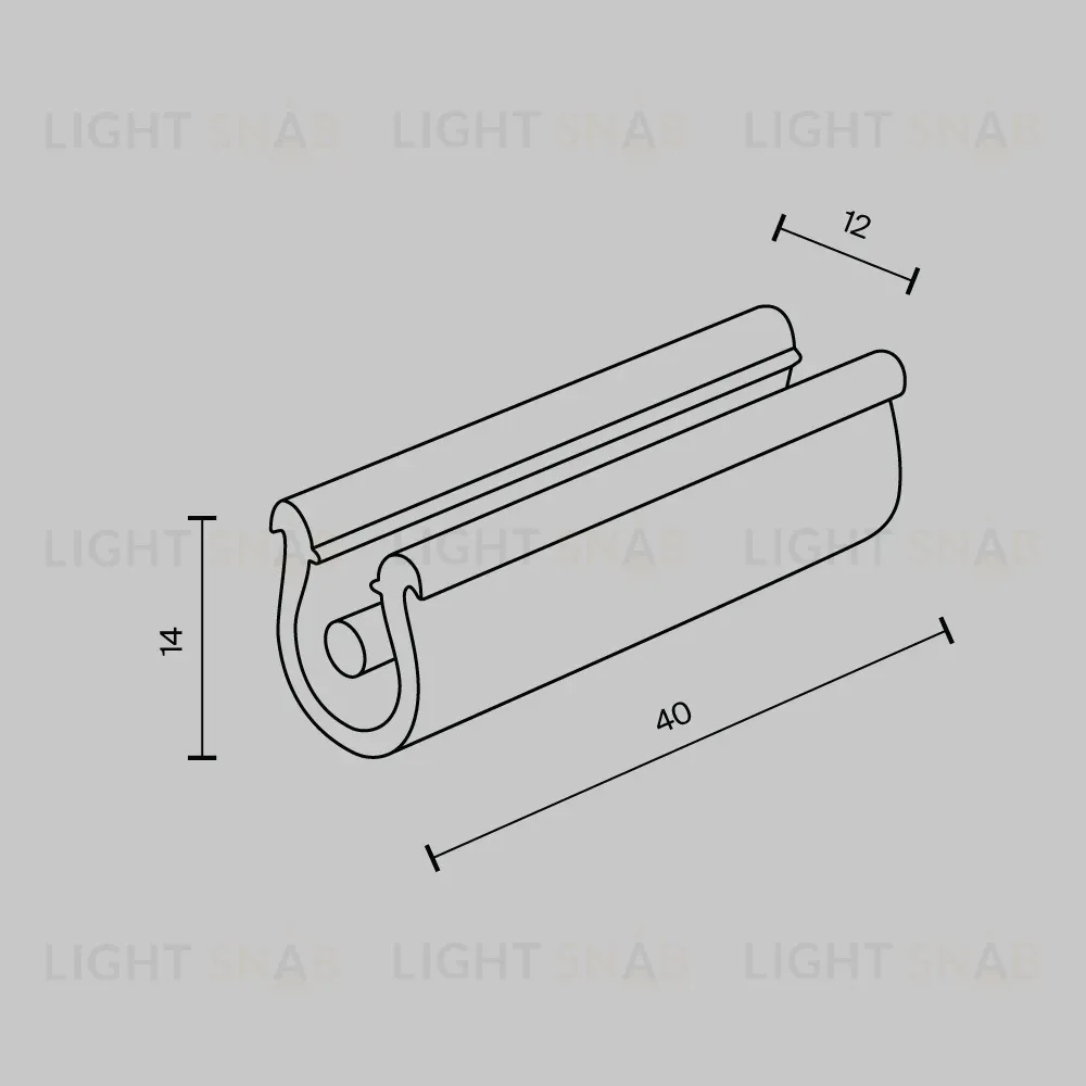 Фиксатор ремня (10 шт.) Maytoni Pendant system Parity TRA130BF-B TRA130BF-B
