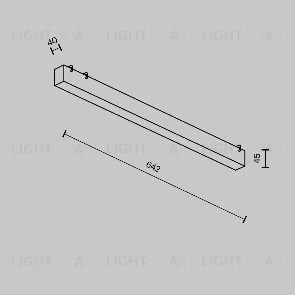 Трековый светильник Maytoni Basis TR129B-24W3K-W TR129B-24W3K-W