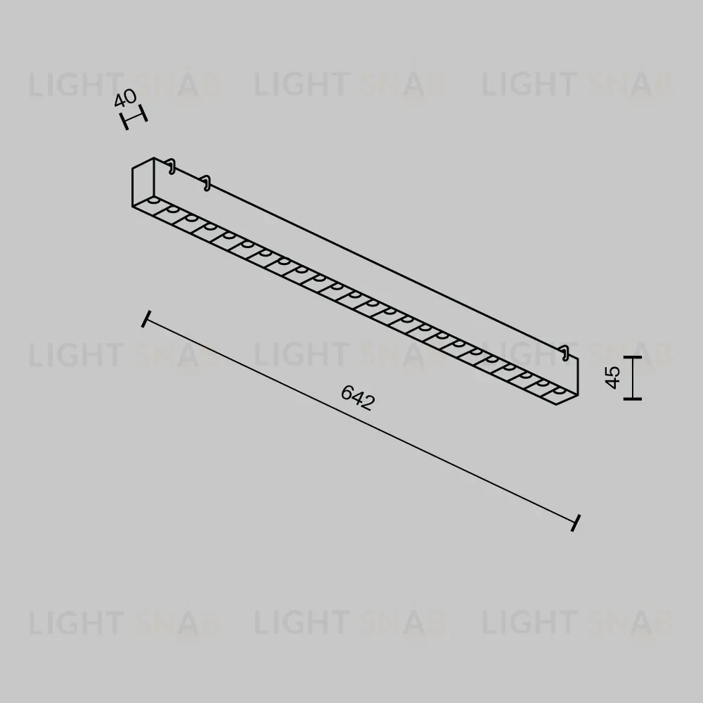 Трековый светильник Maytoni Points TR128B-24W3K-M-W TR128B-24W3K-M-W