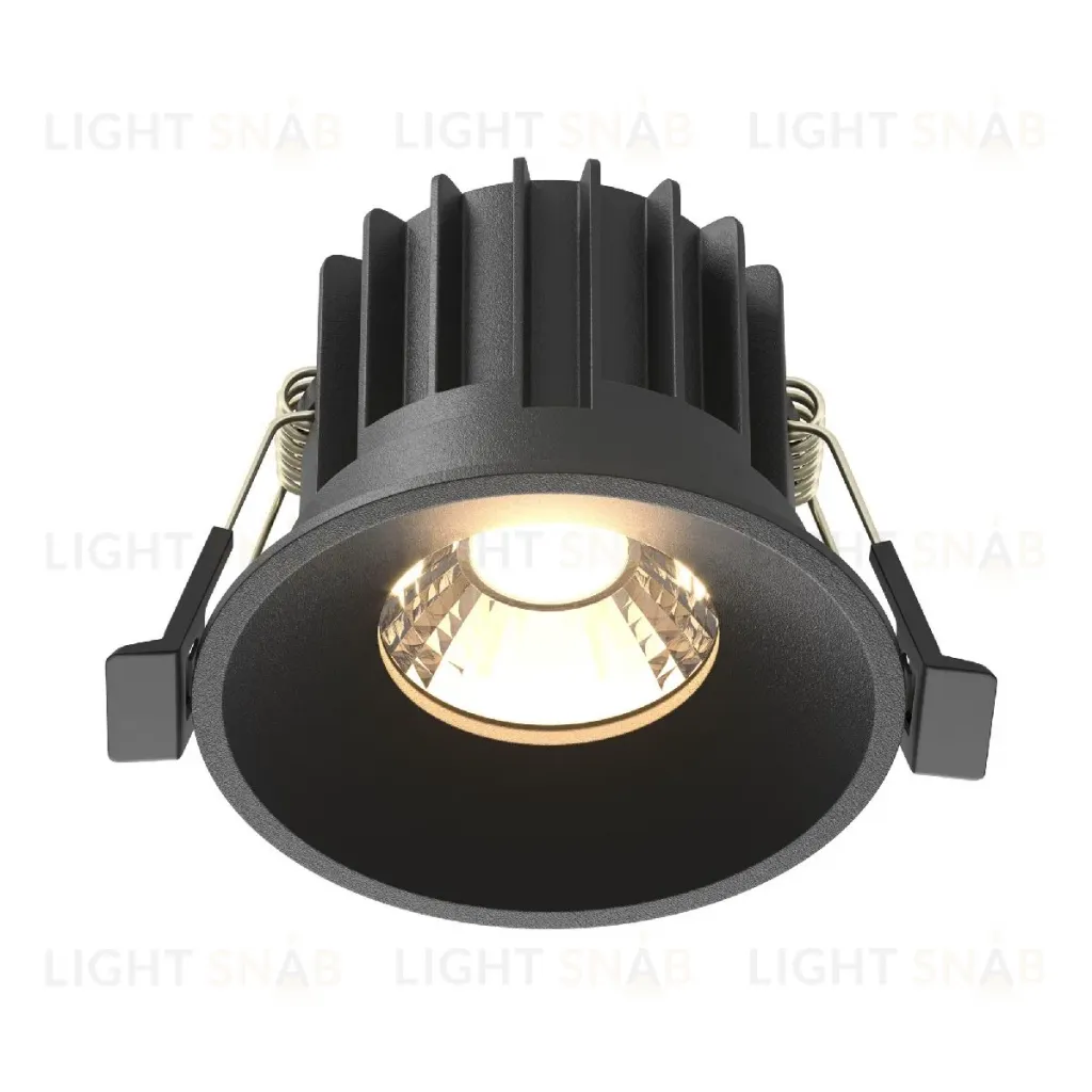 Встраиваемый светильник Maytoni Round DL058-12W3K-B DL058-12W3K-B