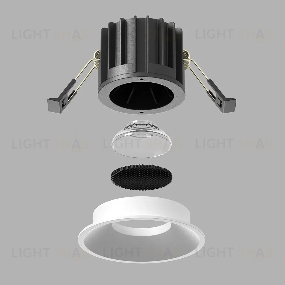 Встраиваемый светильник Maytoni Round DL058-12W3K-W DL058-12W3K-W