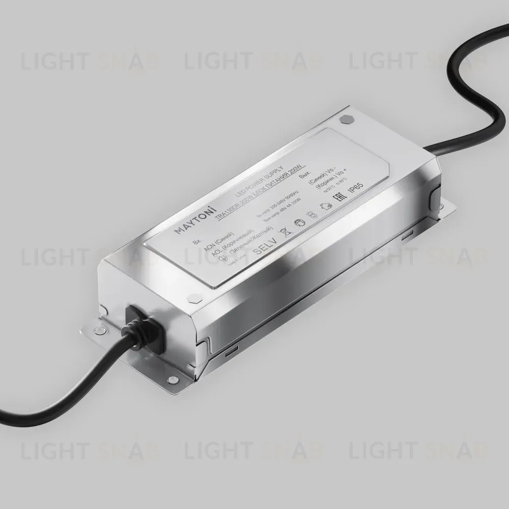 Блок питания Maytoni 48В 200Вт PoВтer supply 48V TRA130DR-200Вт TRA130DR-200W