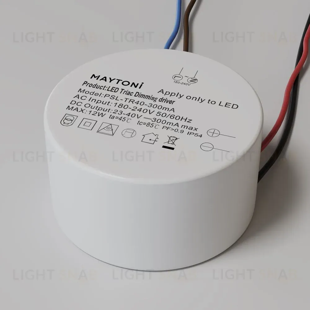 Блок питания Maytoni 12Вт DC23-40В IP54 Triac PSL-TR40-300mA PSL-TR40-300mA