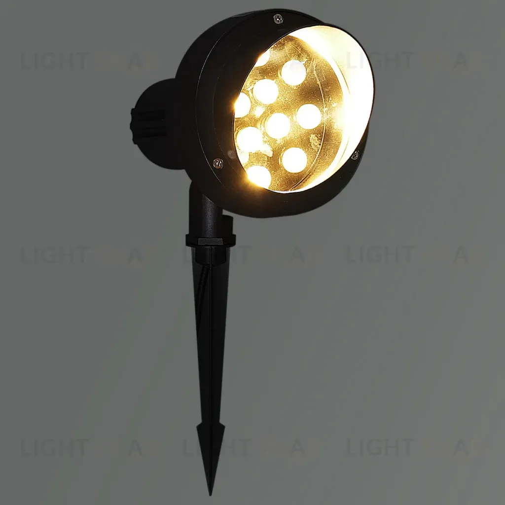 Грунтовый светильник Reluce 09401-0.7-001U LED12W BK+WW 09401-0.7-001U LED12W BK+WW
