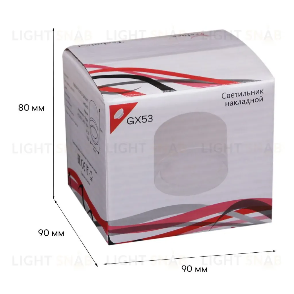Накладной светильник Reluce 53004-9.5-001LD GX53 WT 53004-9.5-001LD GX53 WT