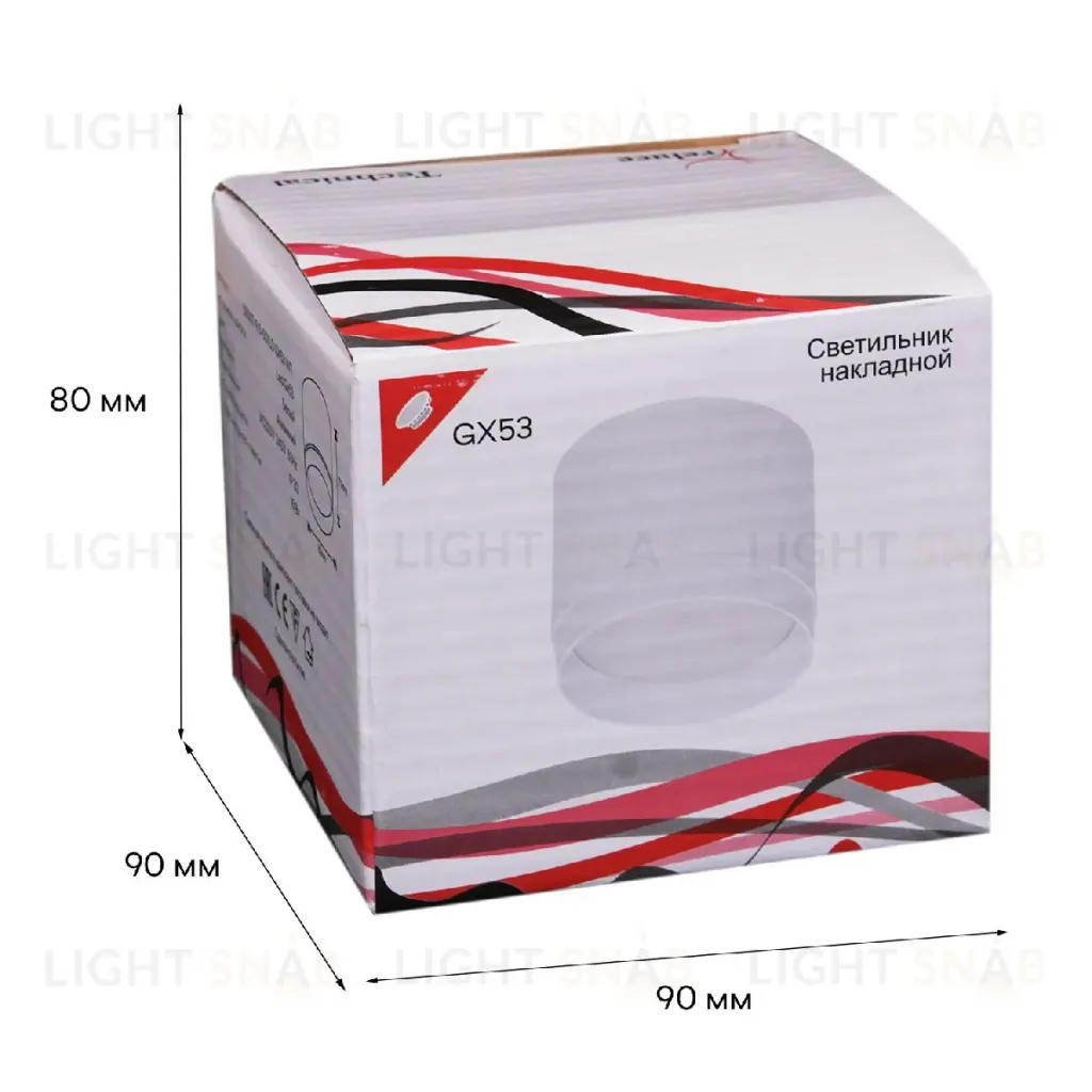 Накладной светильник Reluce 53007-9.5-001LD GX53 WT 53007-9.5-001LD GX53 WT