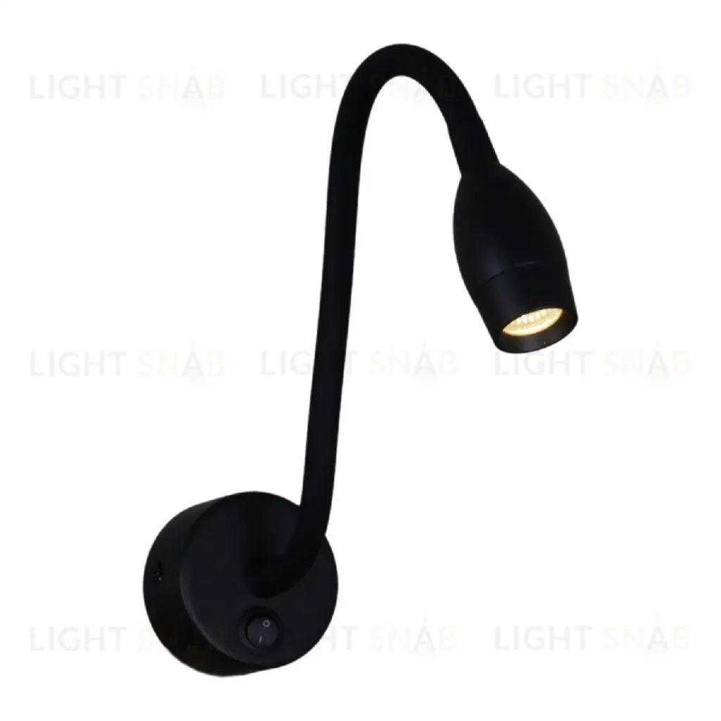 Гибкое бра Reluce 86200-9.2-001MN LED3W BK 86200-9.2-001MN LED3W BK