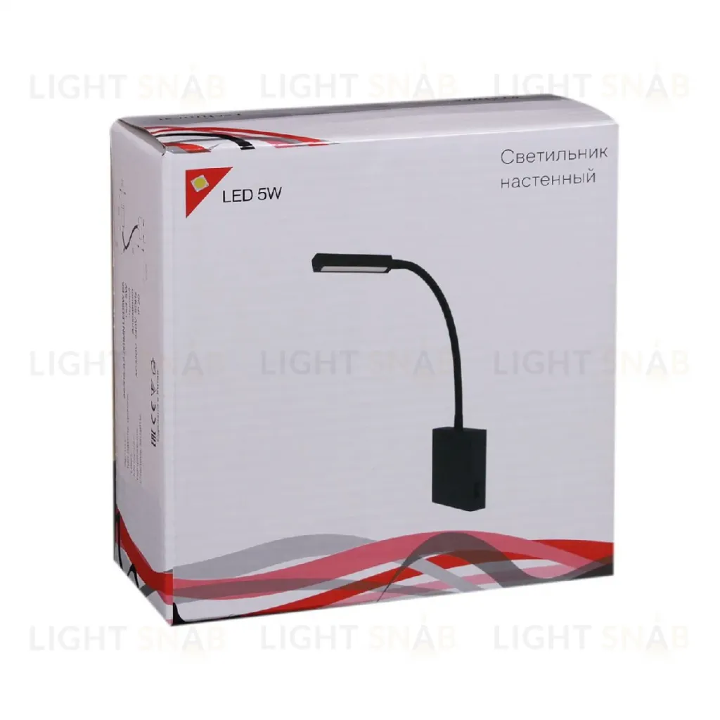 Гибкое бра Reluce 86205-9.2-001MN LED5W BK 86205-9.2-001MN LED5W BK