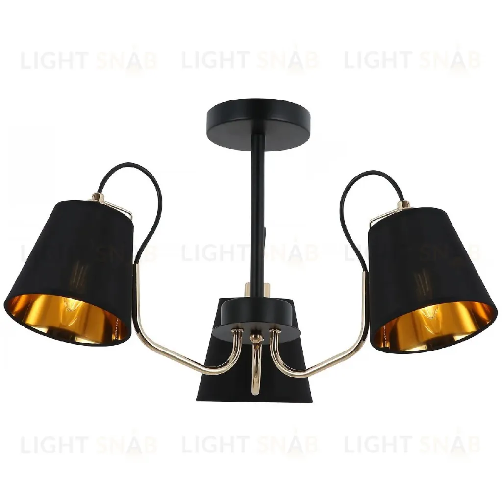 Люстра на штанге Illumico IL6120-3COU-79 BK GD IL6120-3COU-79 BK GD