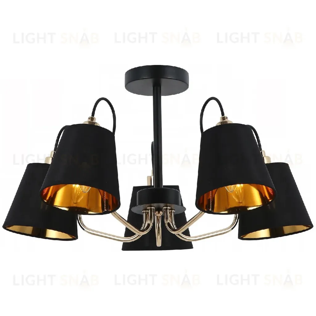 Люстра на штанге Illumico IL6120-5COU-79 BK GD IL6120-5COU-79 BK GD