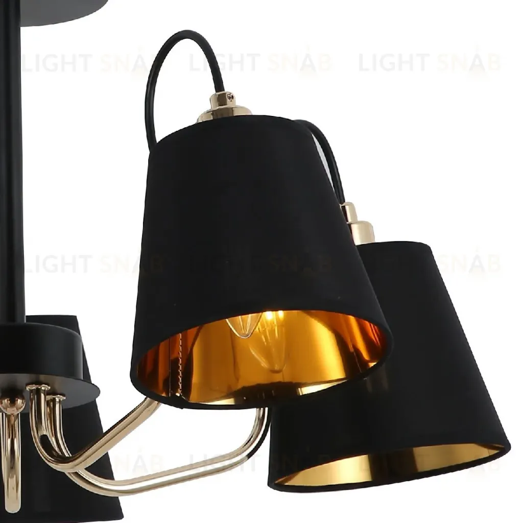 Люстра на штанге Illumico IL6120-5COU-79 BK GD IL6120-5COU-79 BK GD