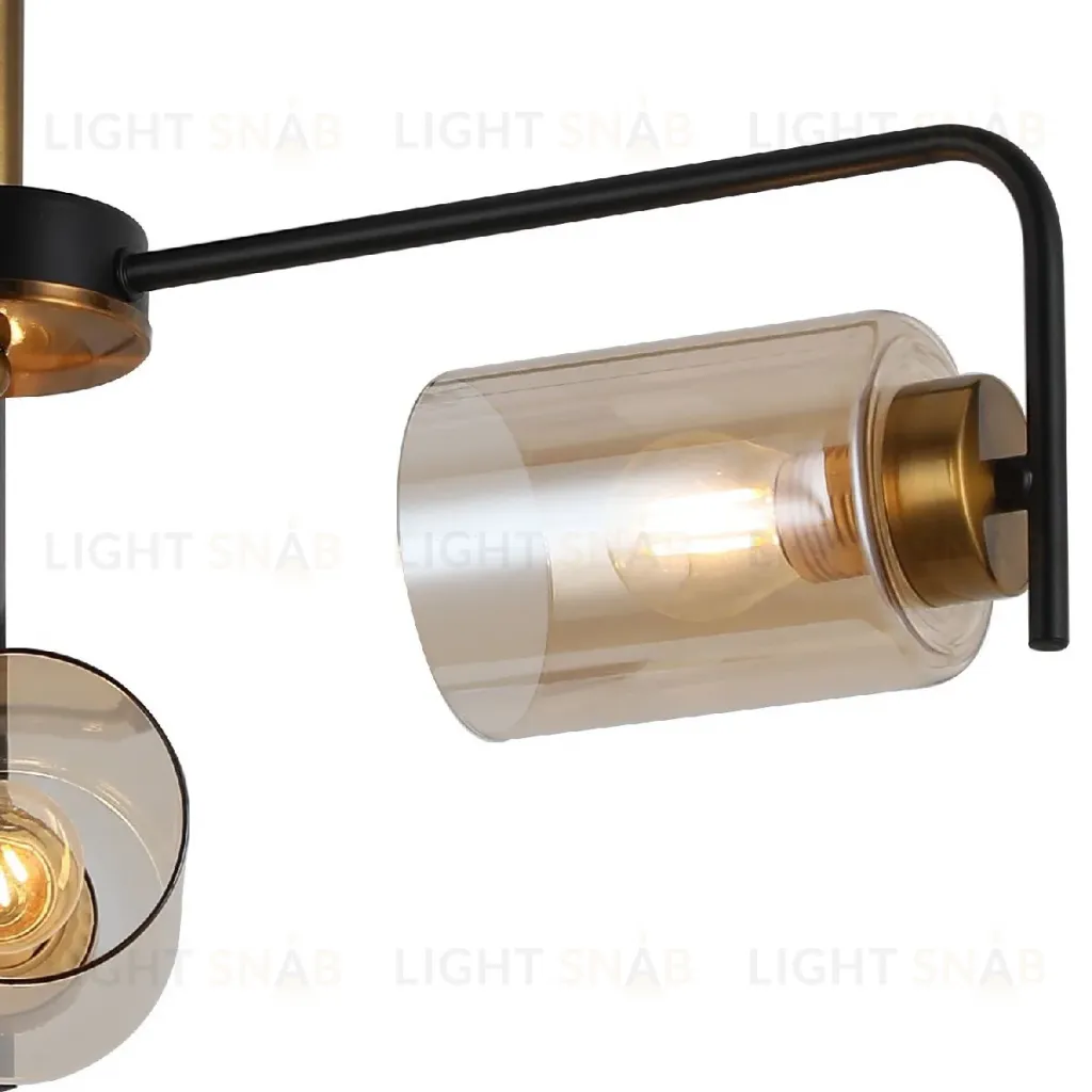 Люстра на штанге Illumico IL8248-3COU-79 BK GD IL8248-3COU-79 BK GD