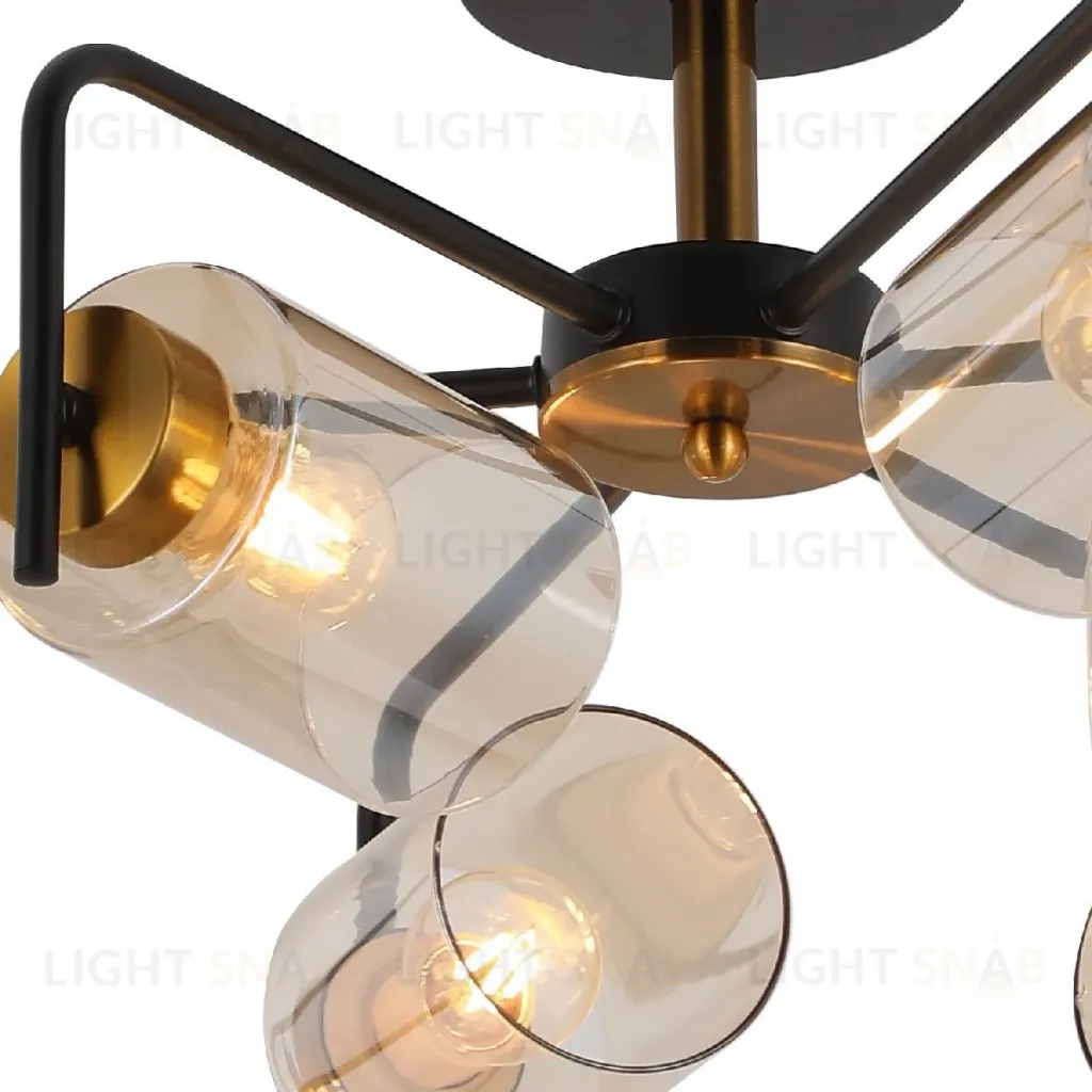Люстра на штанге Illumico IL8248-6COU-79 BK GD IL8248-6COU-79 BK GD