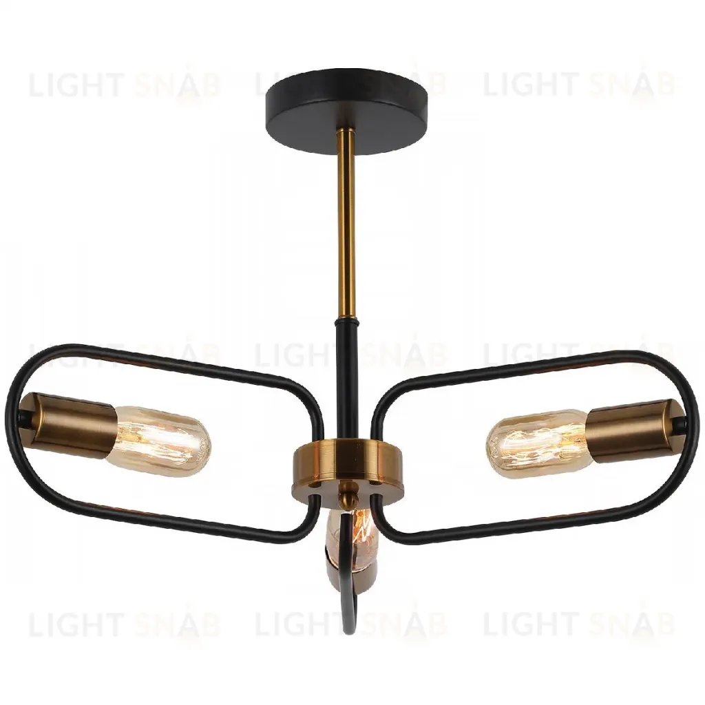 Люстра на штанге Illumico IL8253-3COU-79 BK GD IL8253-3COU-79 BK GD