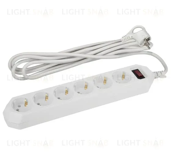 Сетевой фильтр ЭРА USF-6es-5m-W-Box Б0037264 Б0037264