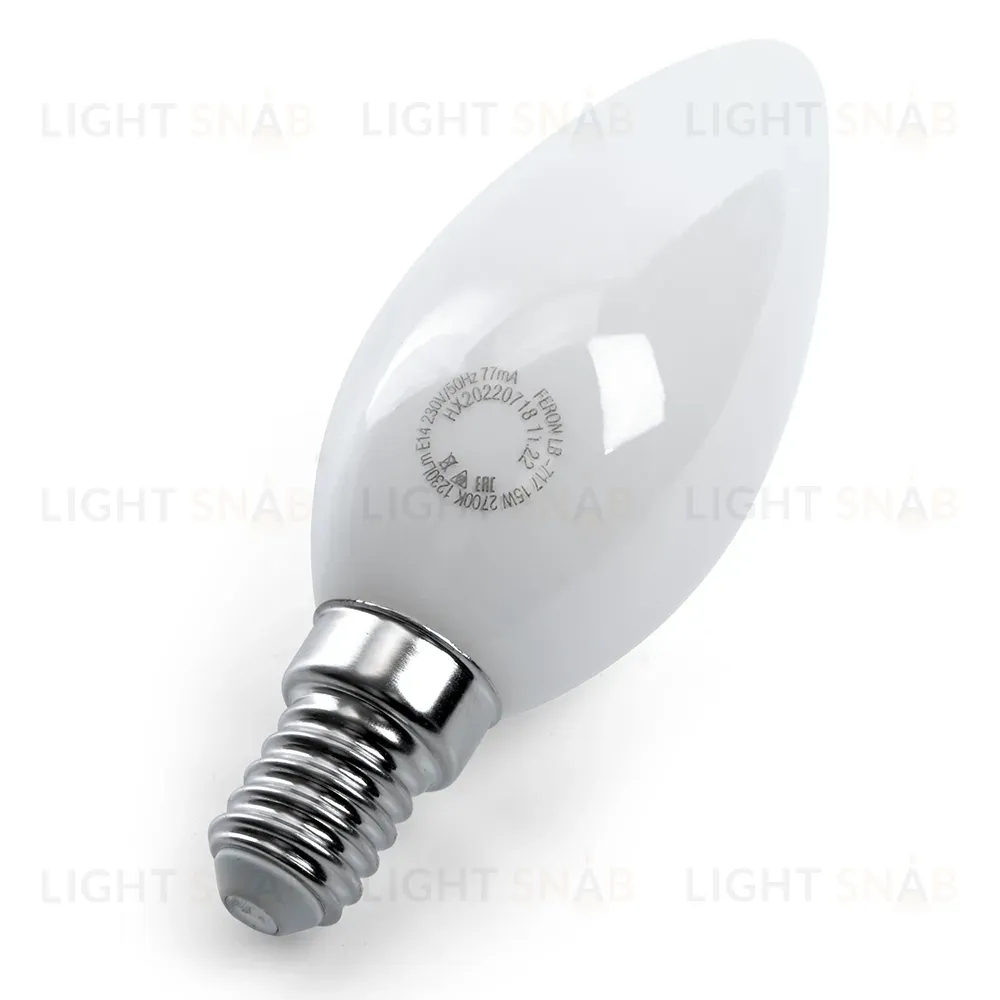 Лампа светодиодная Feron LB-717 Свеча E14 15W 2700K 38255 38255