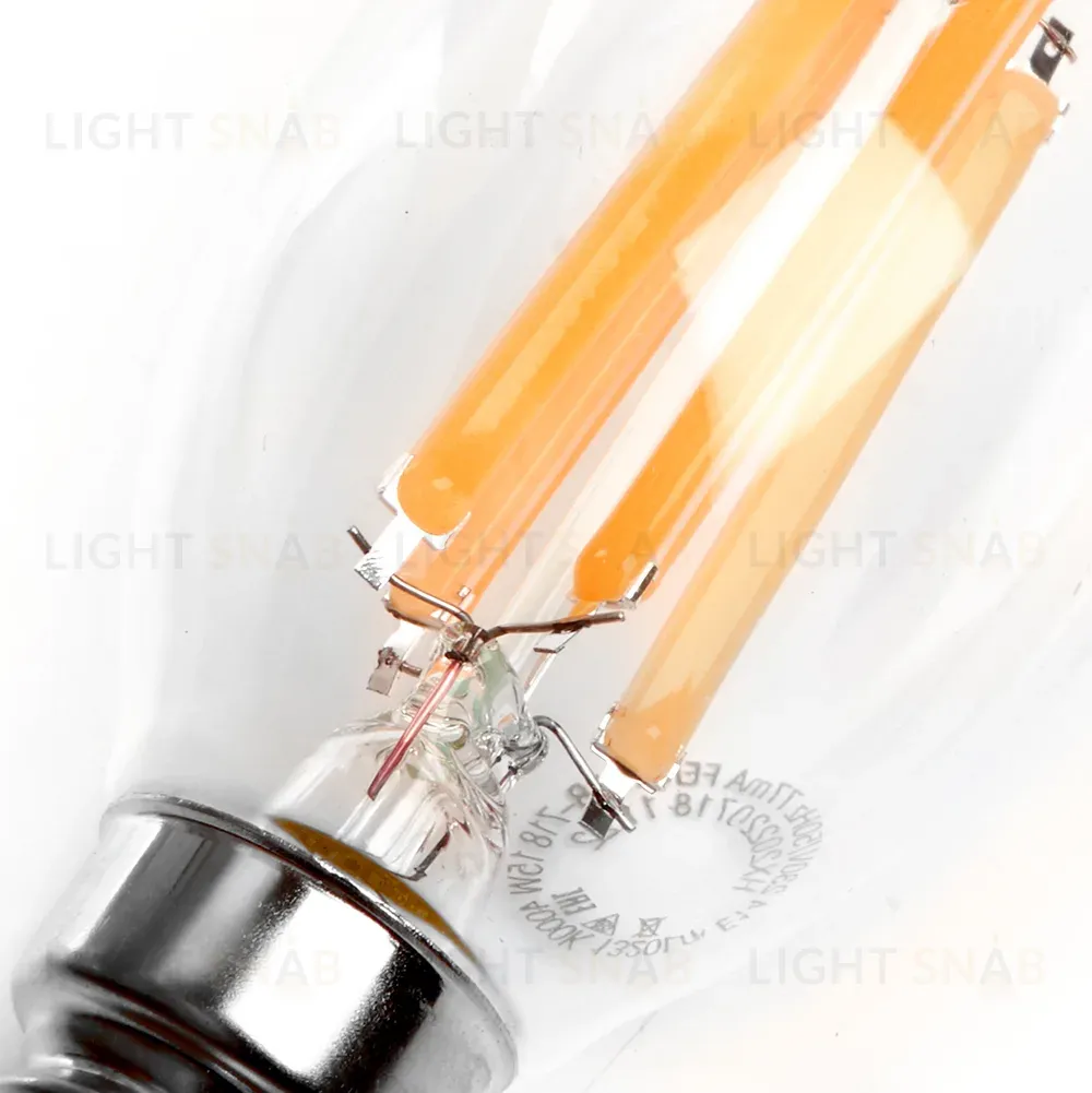 Лампа светодиодная Feron LB-718 Свеча на ветру E14 15W 6400K 38264 38264