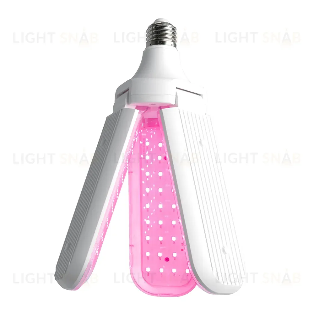 Лампа светодиодная 3-х лепестковая Feron LB-7000 E27 30W красно-синий спектр 48444 48444