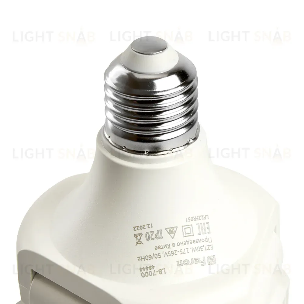 Лампа светодиодная 3-х лепестковая Feron LB-7000 E27 30W красно-синий спектр 48444 48444