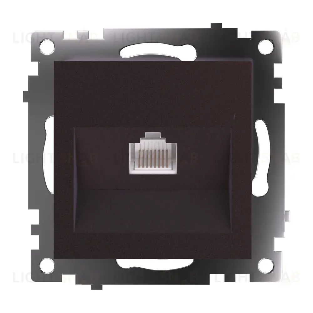 Розетка компьютерная 1-местная RJ-45 Stekker Катрин GLS00-7107-04 49023 49023