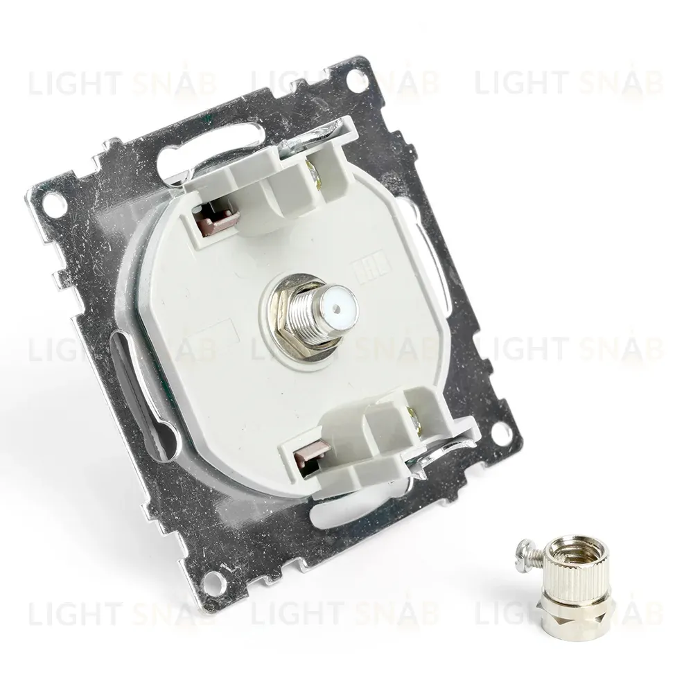 Розетка телевизионная 1-местная Stekker Катрин GLS00-7108-04 49024 49024