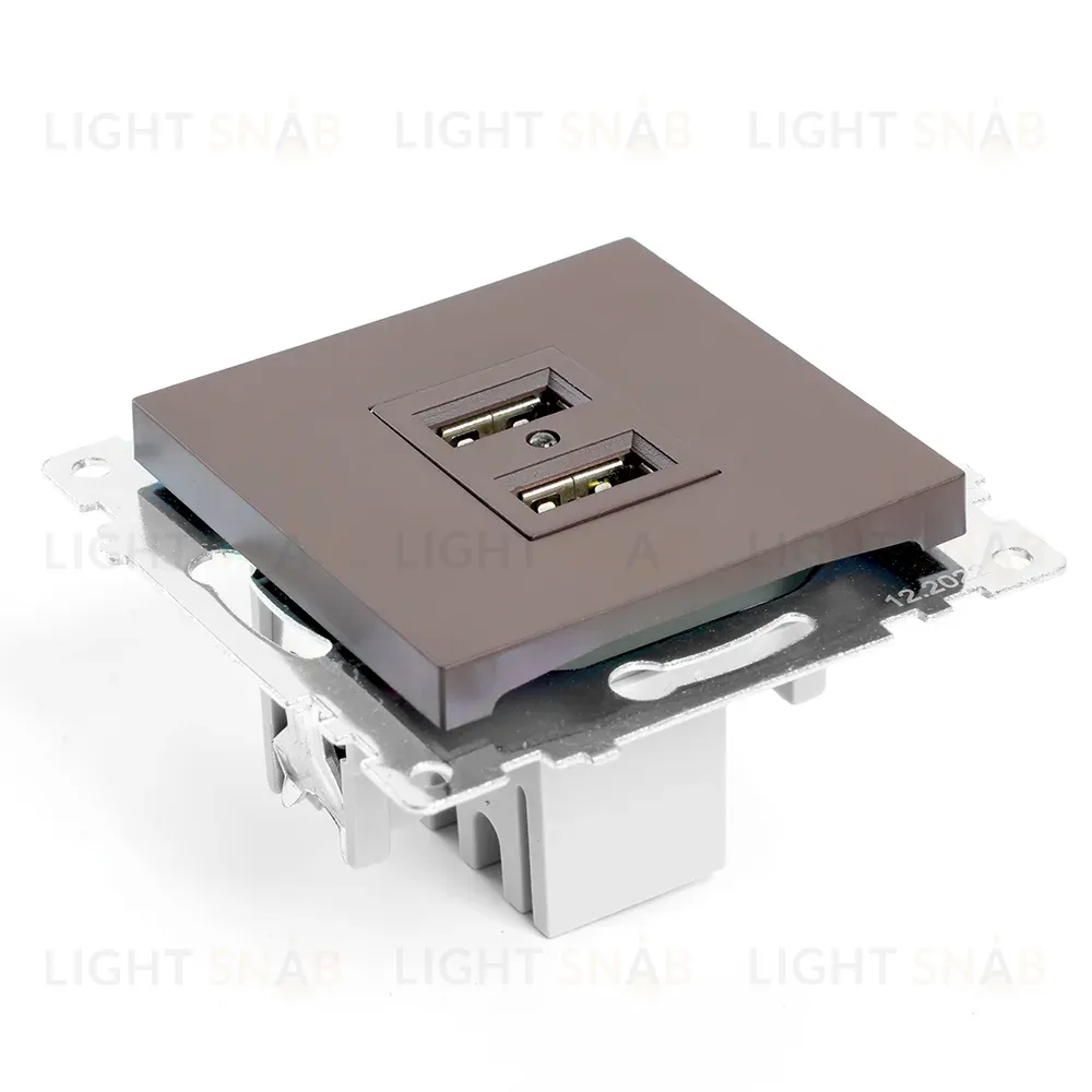 Розетка USB 2-местная Stekker Катрин GLS10-7115-04 49027 49027