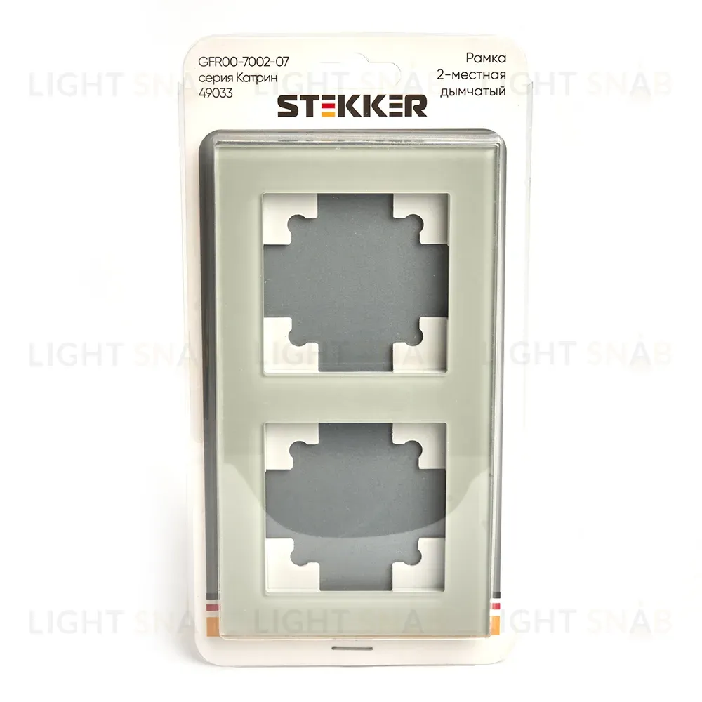 Рамка 2-местная Stekker Катрин GFR00-7002-07 49033 49033