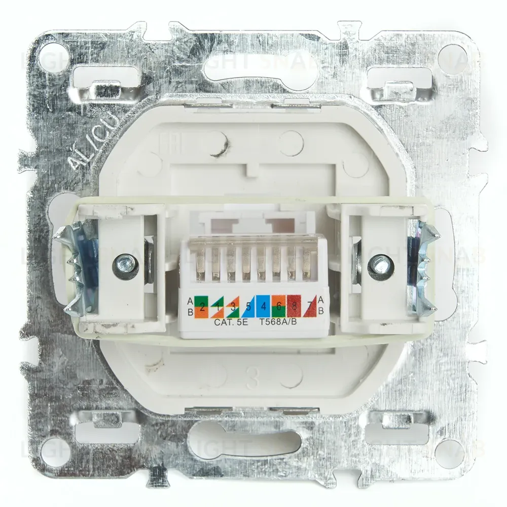 Розетка компьютерная 1-местная RJ-45 Stekker Эрна PST00-9107-03 49151 49151
