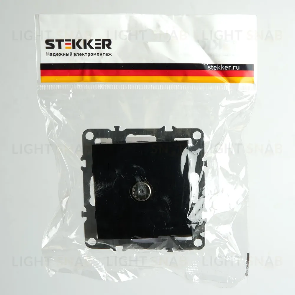 Розетка телевизионная 1-местная Stekker Эрна PST00-9108-03 49152 49152
