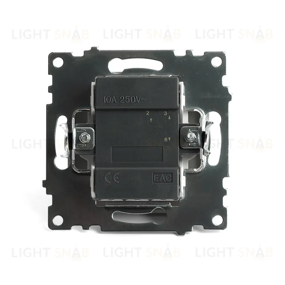 Переключатель 1-клавишный Stekker Катрин GLS10-7105-08 49214 49214