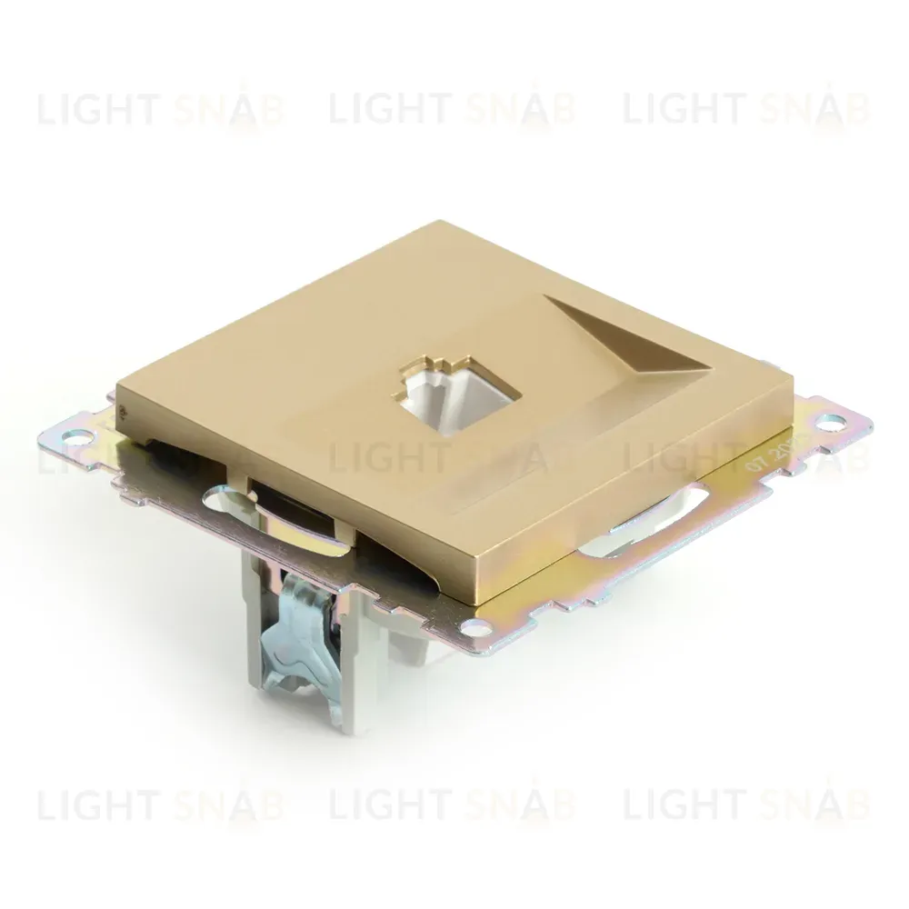 Розетка компьютерная 1-местная RJ-45 Stekker Катрин GLS00-7107-08 49227 49227