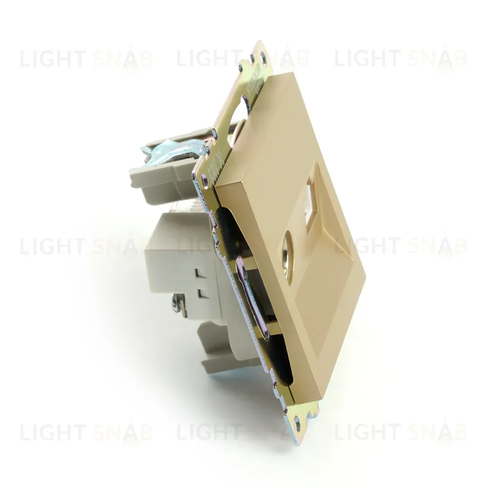 Розетка TV + компьютерная RJ-45 Stekker Катрин GLS00-7106-08 49230 49230