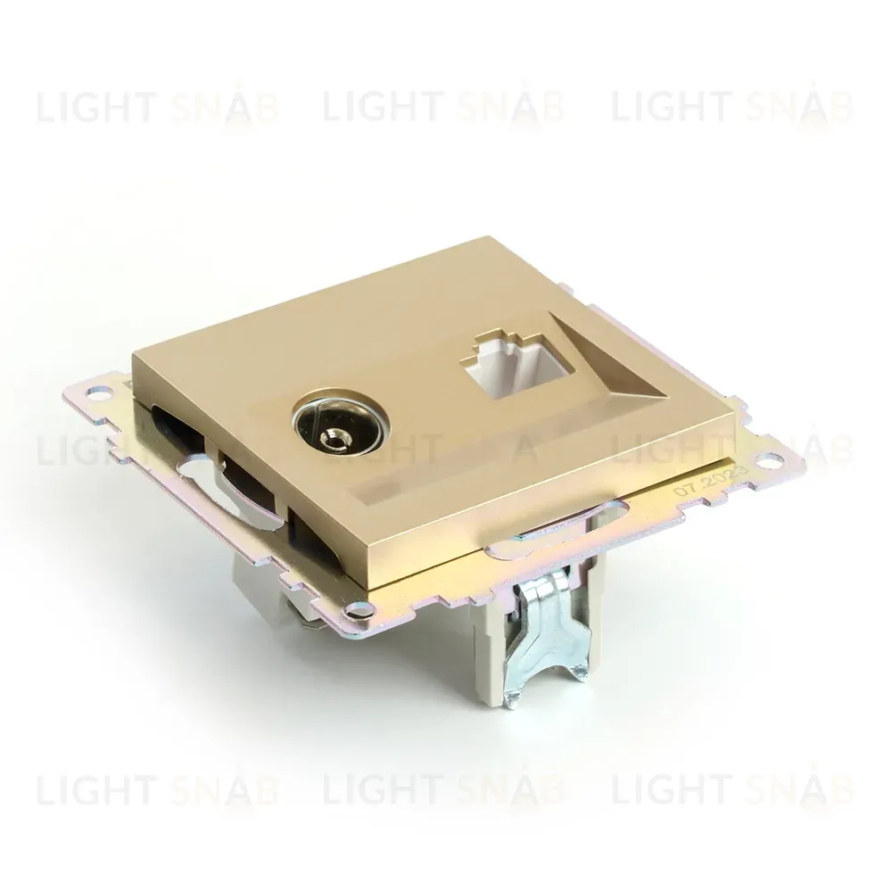 Розетка TV + компьютерная RJ-45 Stekker Катрин GLS00-7106-08 49230 49230