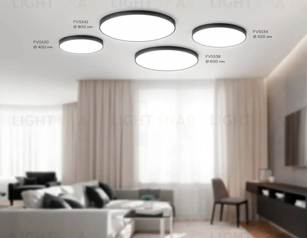Потолочный светильник Ambrella Light Orbital Air Alum FV5538 FV5538