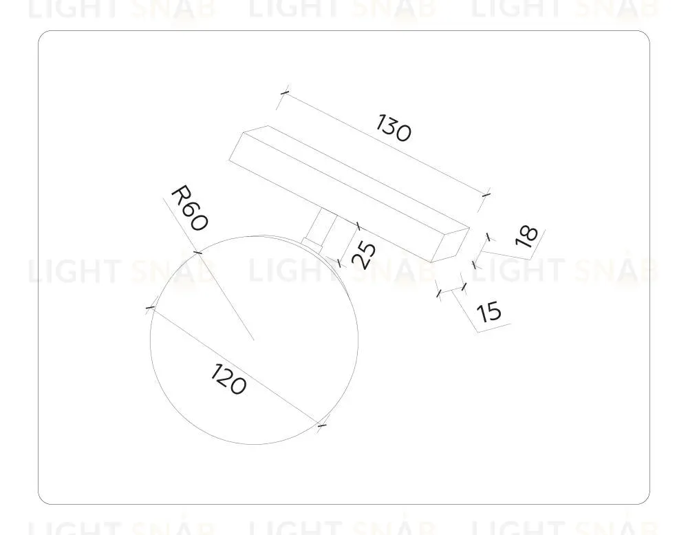 Трековый магнитный светильник Ambrella Light Track System GL3921 GL3921