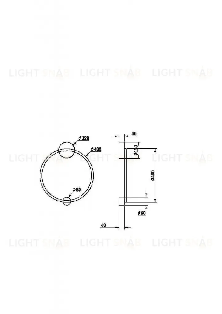 Настенный светильник Maytoni Halo MOD005WL-L24BSK MOD005WL-L24BSK