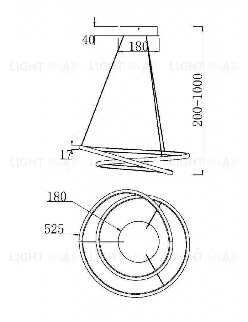 Подвесной светильник Maytoni Nola MOD100PL-L47BSK1 MOD100PL-L47BSK1