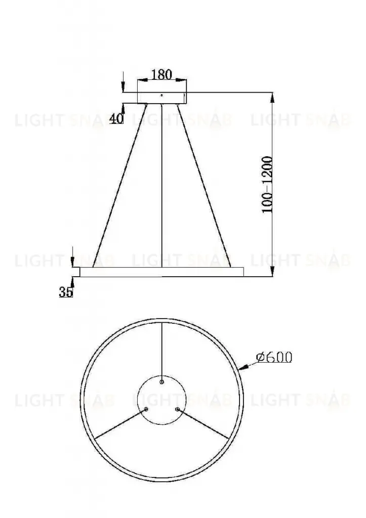 Подвесной светильник Maytoni Rim MOD058PL-L32WK MOD058PL-L32WK