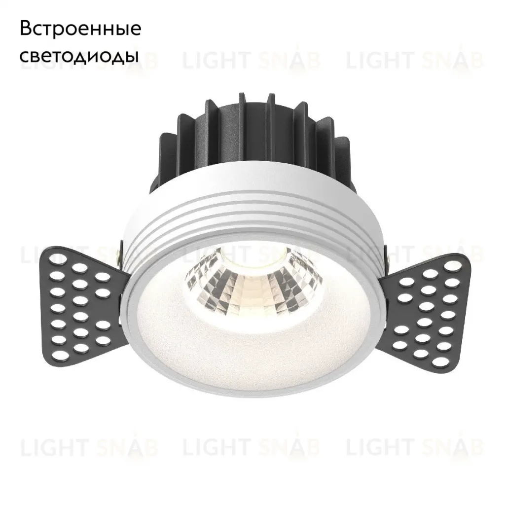 Встраиваемый светильник Maytoni Round DL058-12W4K-TRS-W DL058-12W4K-TRS-W