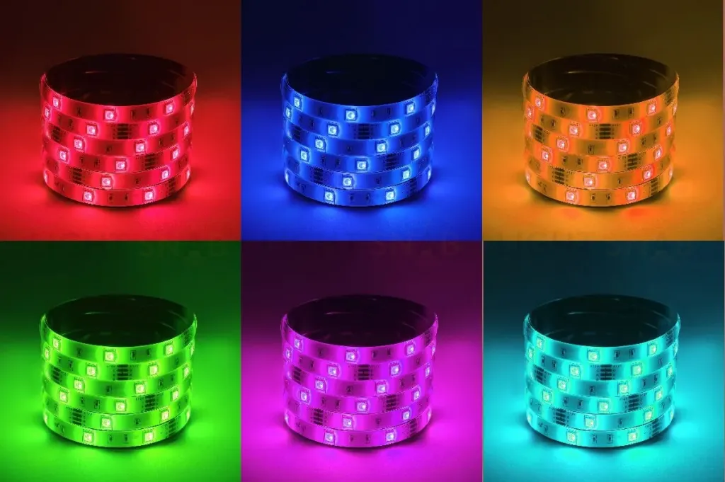 Светодиодная лента Эра 12В 5050 7,2Вт/м RGB 5м IP65 LS5050-7,2-30-12-RGB-IP65-1 year-5m Б0059918 Б0059918