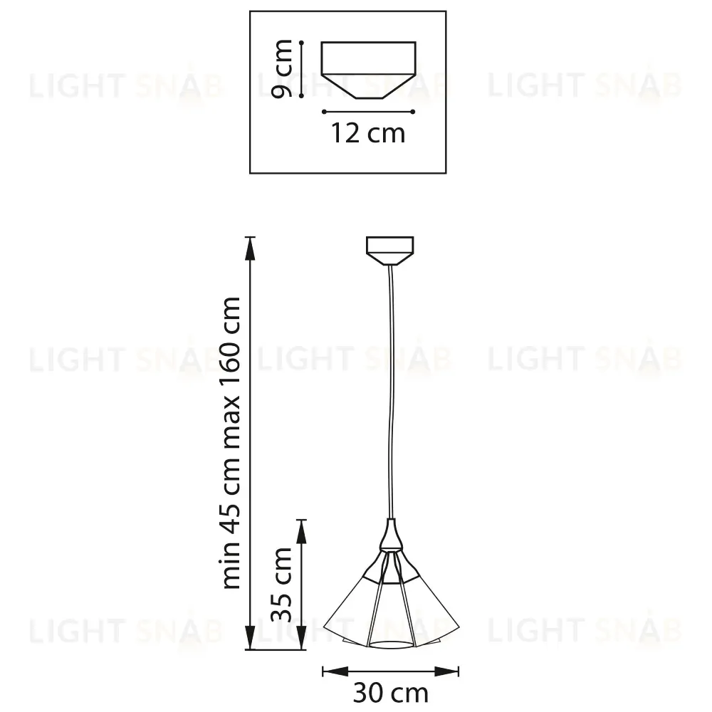 Подвесной светильник Lightstar Cone 757150 757150