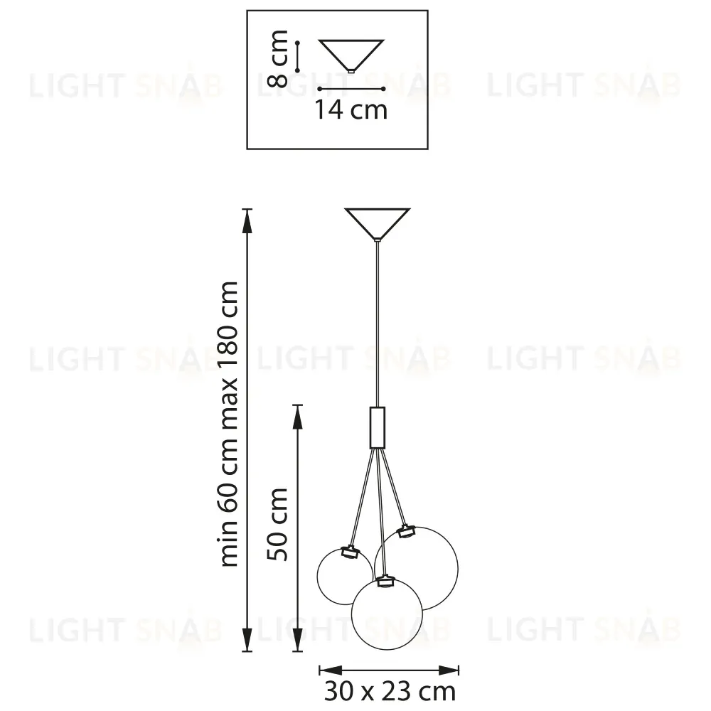 Подвесной светильник Lightstar Sferetta 801030 801030