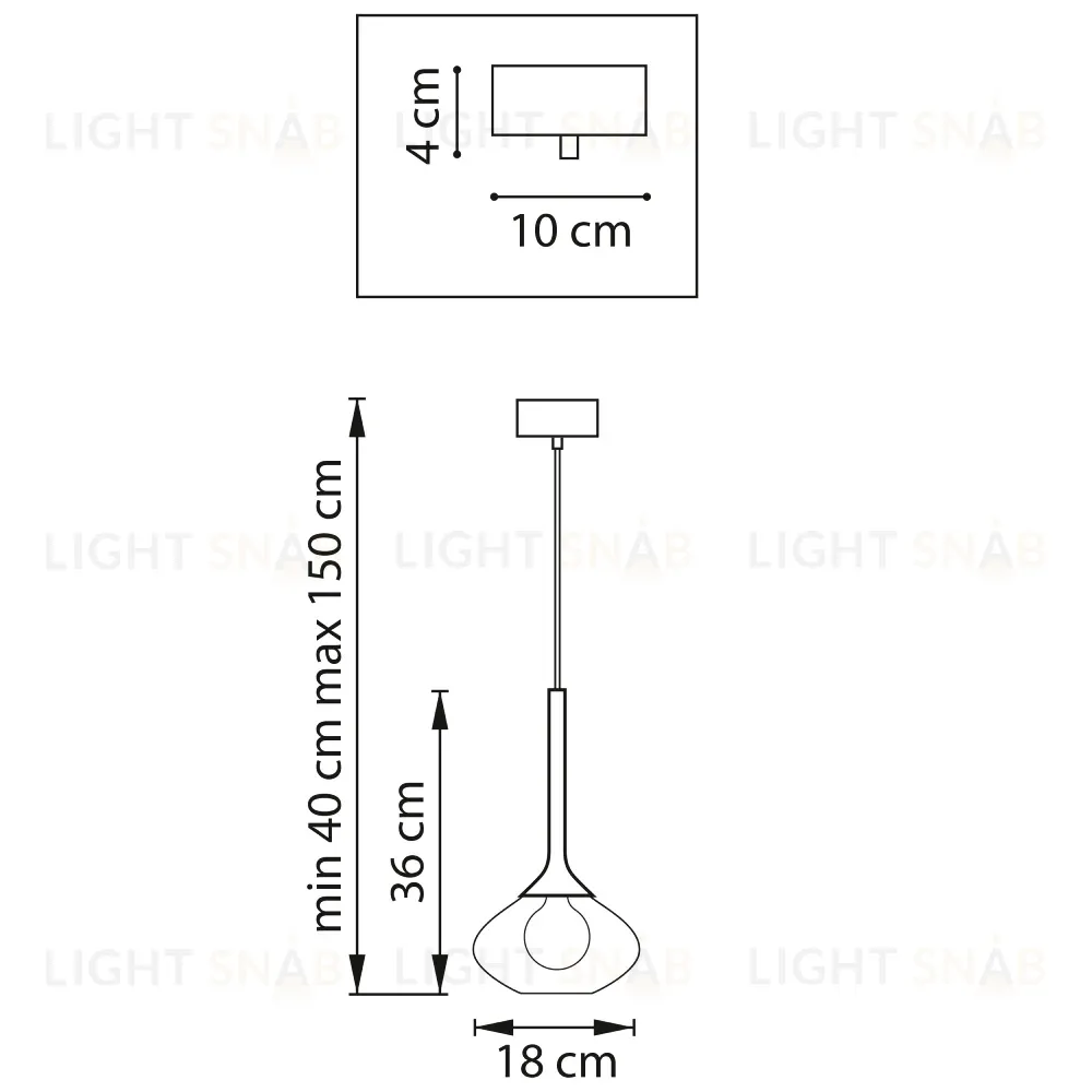 Подвесной светильник Lightstar Vetro 801203 801203