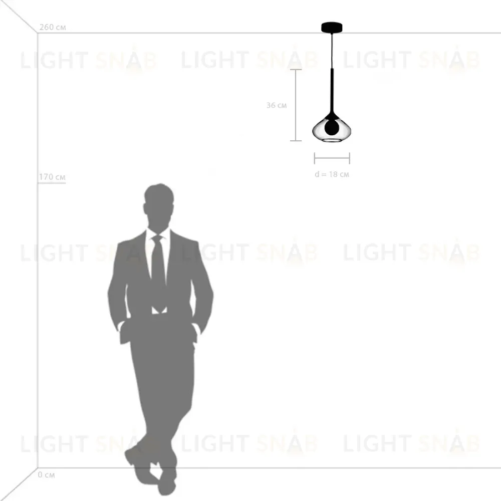Подвесной светильник Lightstar Vetro 801203 801203