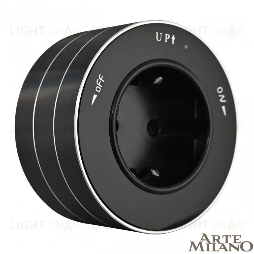 Трековая розетка Arte Milano Am-track-sockets 380011TS/ES Black 380011TS/ES Black