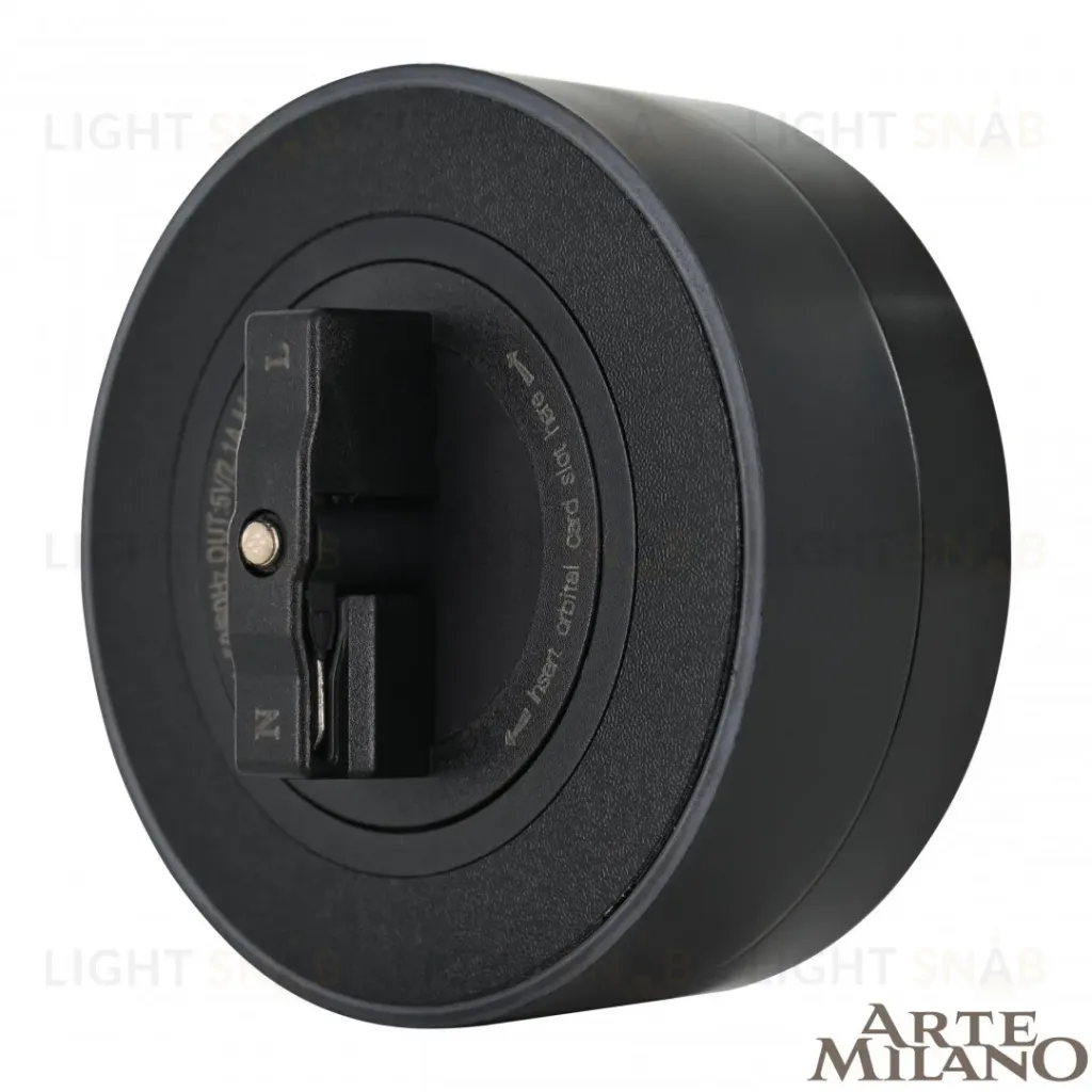 Трековая розетка Arte Milano Am-track-sockets 380066TS LED/USBx2 Black 380066TS LED/USBx2 Black