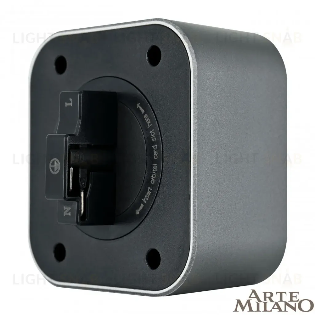 Трековая розетка Arte Milano Am-track-sockets 380022TS/ES Grey 380022TS/ES Grey