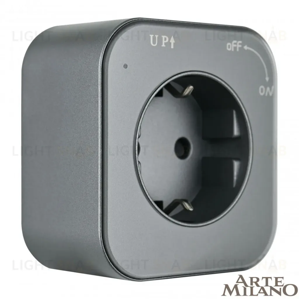 Трековая розетка Arte Milano Am-track-sockets 380022TS/ES Grey 380022TS/ES Grey