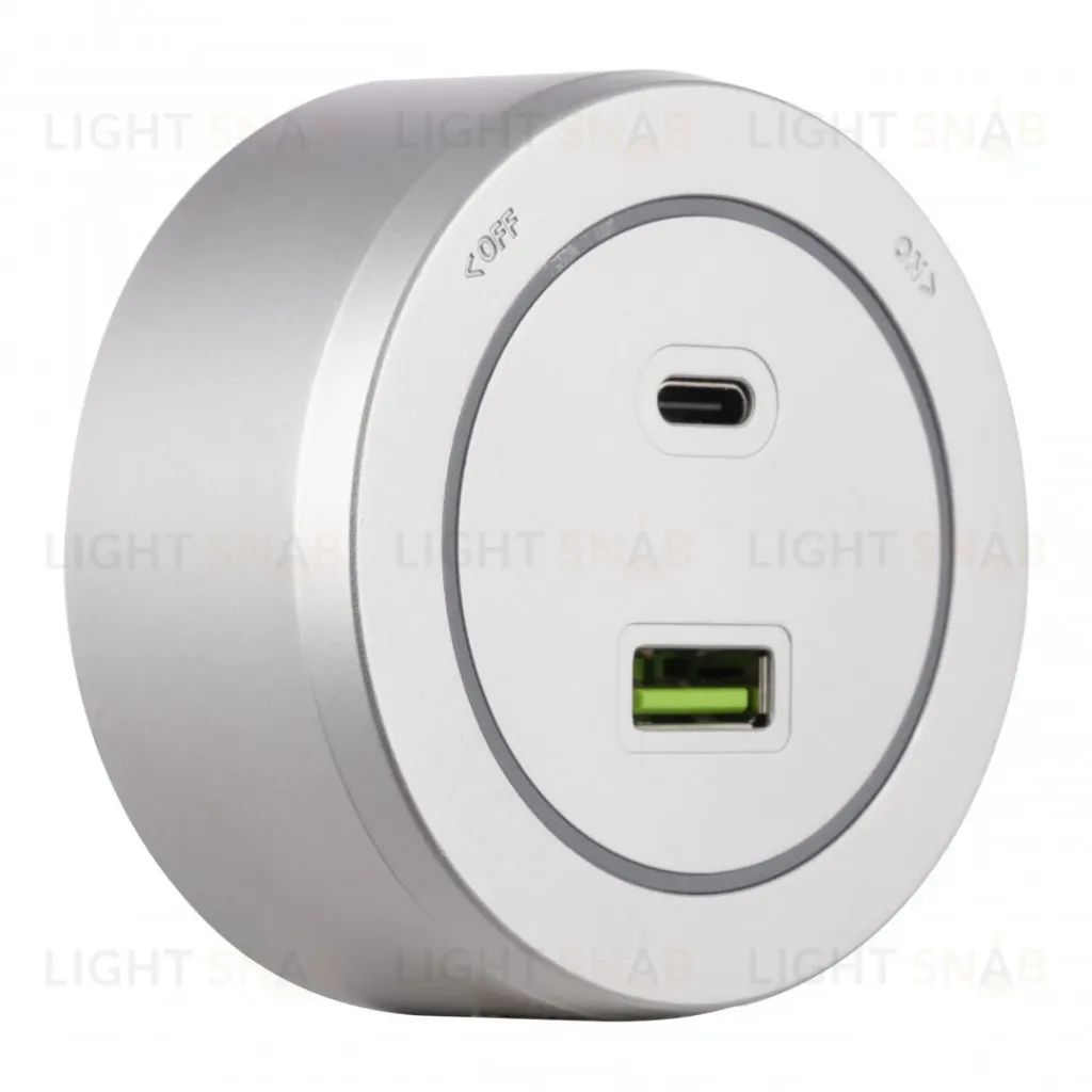 Трековая розетка Arte Milano Am-track-sockets-39 399731TS/USB-Type-C Silver 399731TS/USB-Type-C Silver